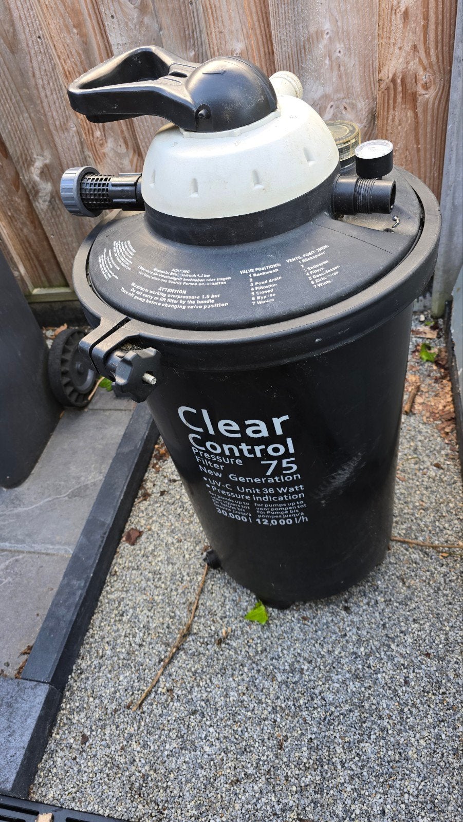 Velda Clear Control Drukfilter New Generation 75, Ophalen