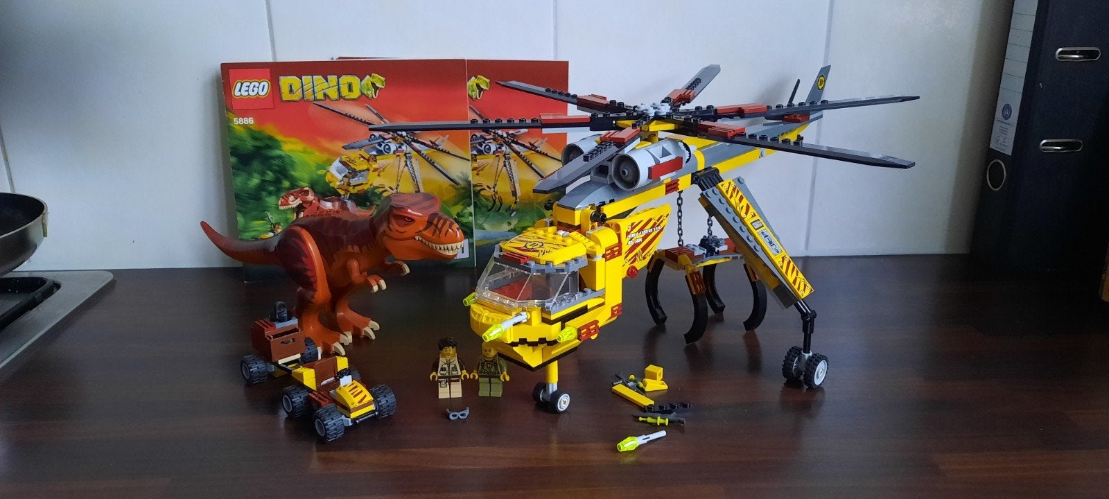 Lego dino - 5886 t-rex helikopter - inclusief orginele doos, Kinderen en Baby's, Speelgoed | Duplo en Lego, Overige thema's, Ophalen of Verzenden