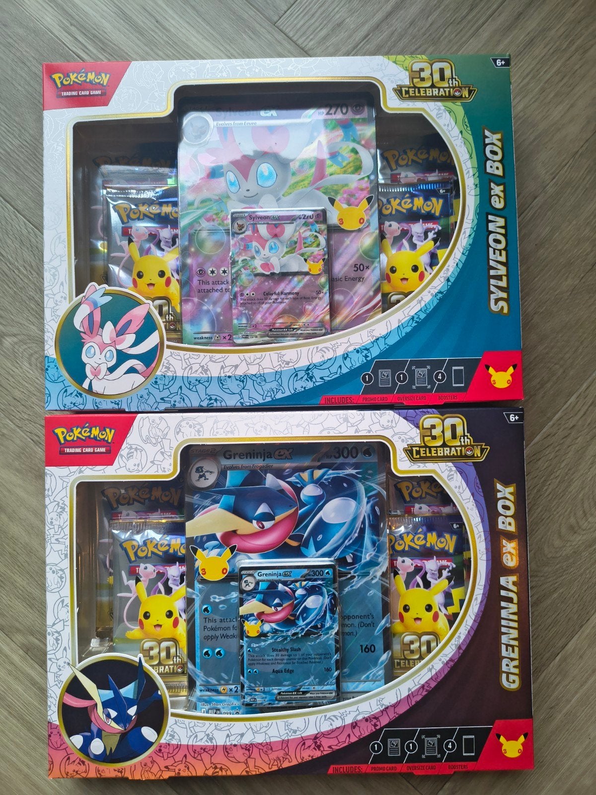 Pokémon TCG Sylveon & Greninja ex Boxen (30th Celebration), Ophalen, Nieuw, Boosterbox