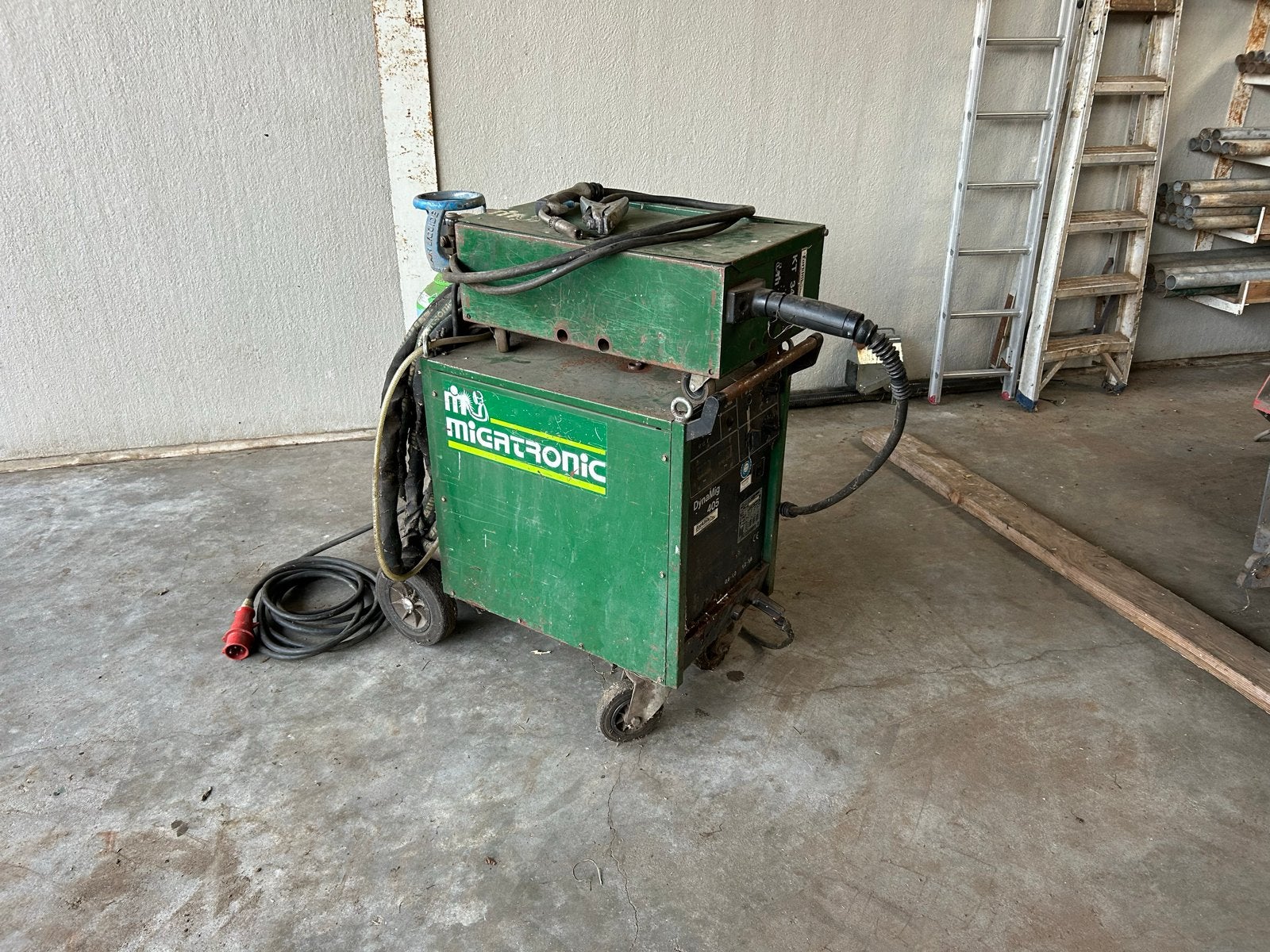 Migatronic DynaMig 405 MIG/MAG lasapparaat, Ophalen, Gebruikt, 250 ampère of meer, Co2