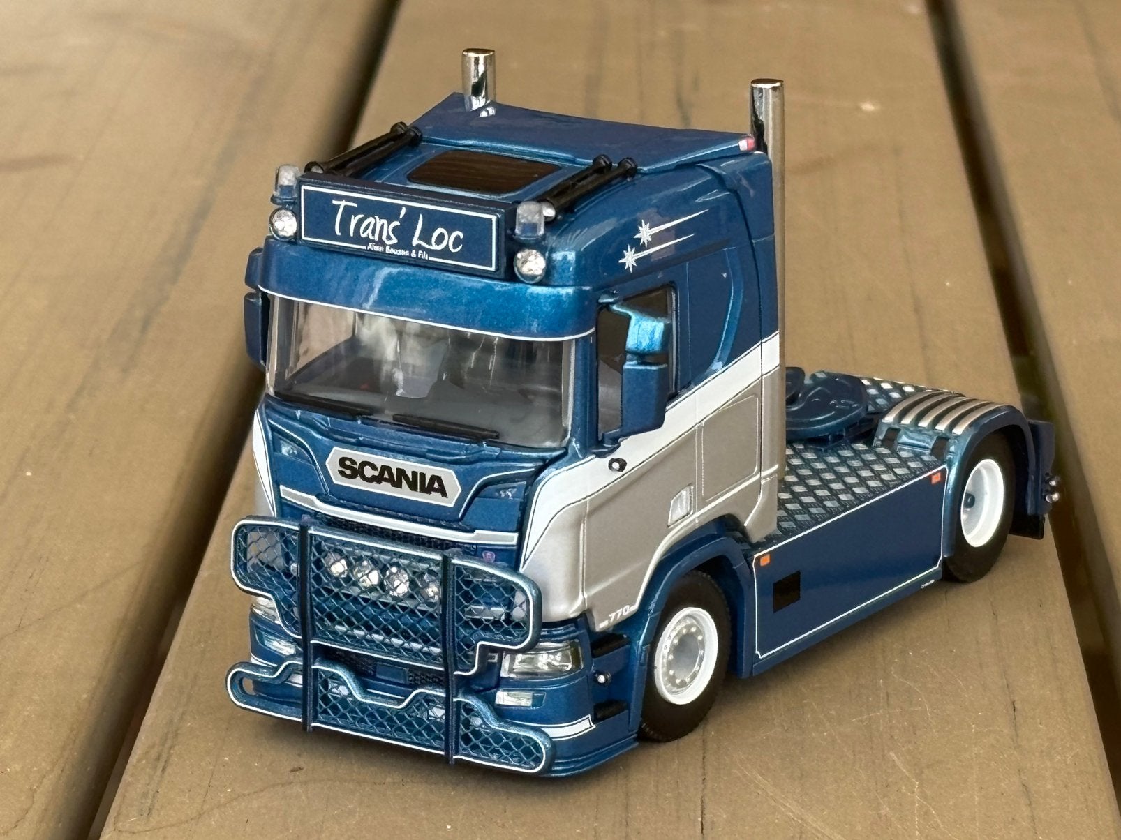 WSI Scania R Normal 4x2 TRANS'LOC, Ophalen of Verzenden, Zo goed als nieuw, Bus of Vrachtwagen, Wsi
