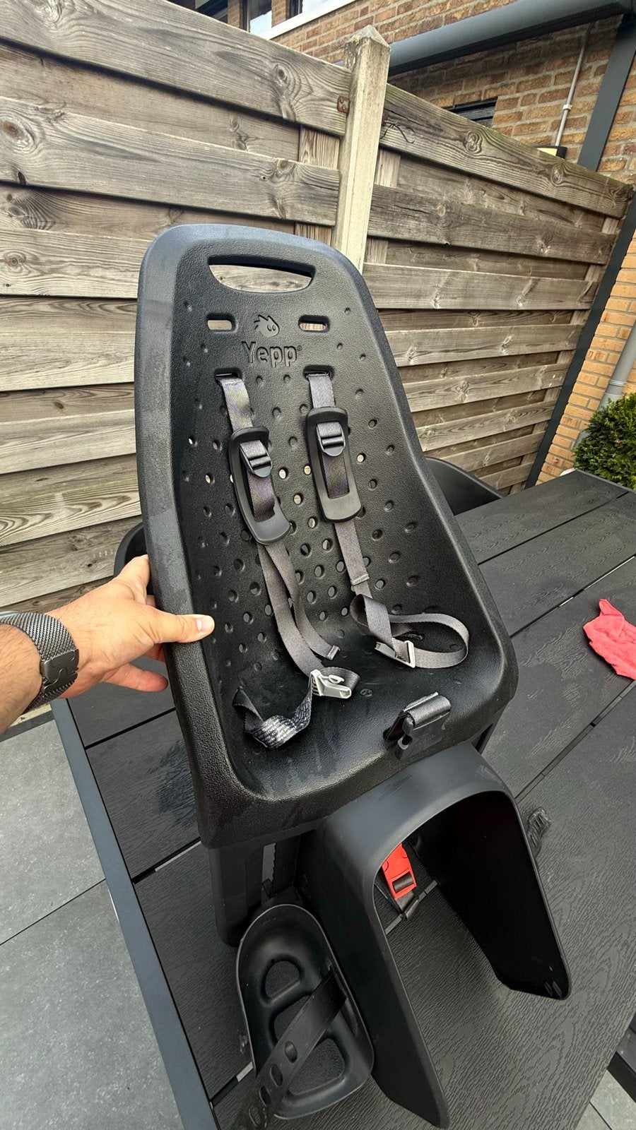 Yepp Maxi Kinderzitje - Veilig en Comfortabel, Fietsen en Brommers, Ophalen, Achterzitje, 22 t/m 36 kg, Gebruikt