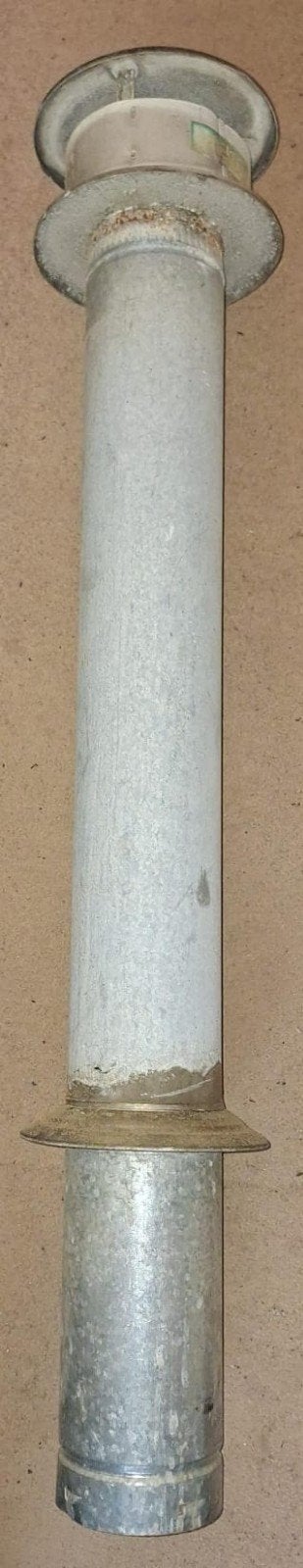 giveg 39 schoorsteenkap 110mm met dakdoorvoerkraag, Ophalen of Verzenden, Gebruikt