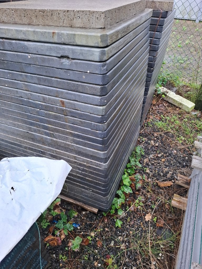 Steenschotten, Tuin en Terras, Ophalen of Verzenden, Gebruikt, Hout