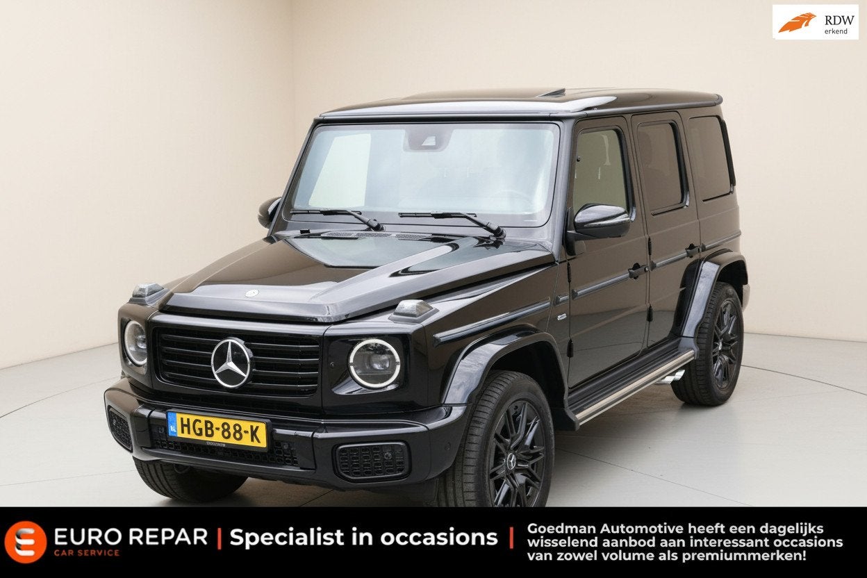 Mercedes-Benz G-klasse 580 Edition One 116 kWh NL-AUTO NAP V, Auto's, Mercedes-Benz, Automaat, Gebruikt, 116 kWh, Zwart