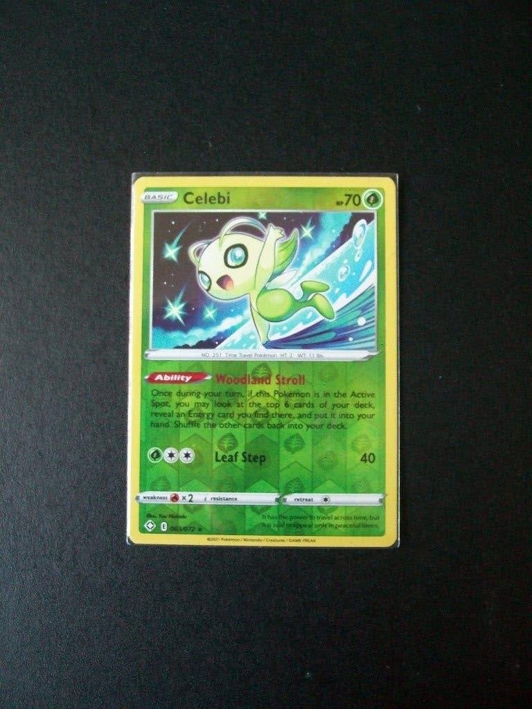 3136. Nieuwe Pokemon Kaart holofoil CELEBI hp 70 (003/072), Verzenden, Nieuw, Losse kaart, Foil