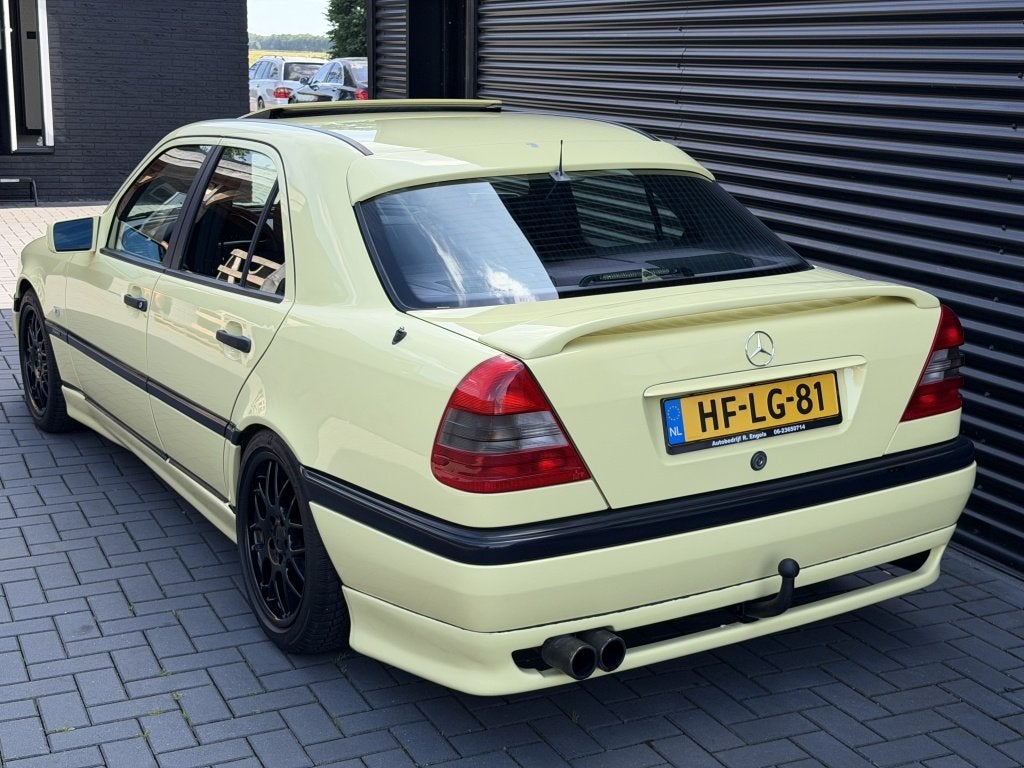 Mercedes-Benz C-Klasse 220 Sport| AUTOMAAT GEEL| UNIEK| ROES, Auto's, Automaat, Stof, 2199 cc, 150 pk