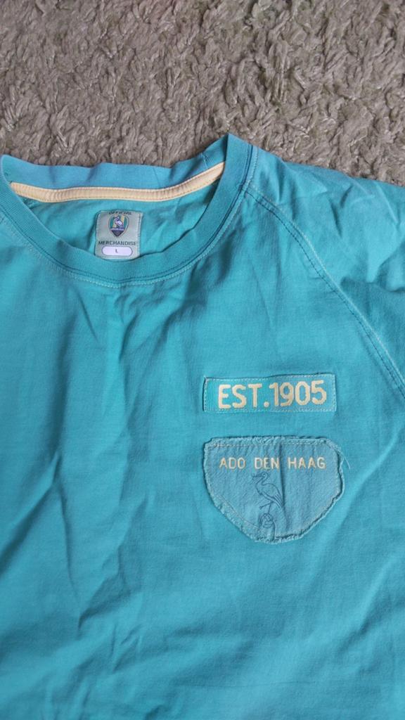 ADO Den Haag Shirt Lange Mouwen - Maat L, Maat 52/54 (L), Overige kleuren, Ophalen of Verzenden, Gedragen