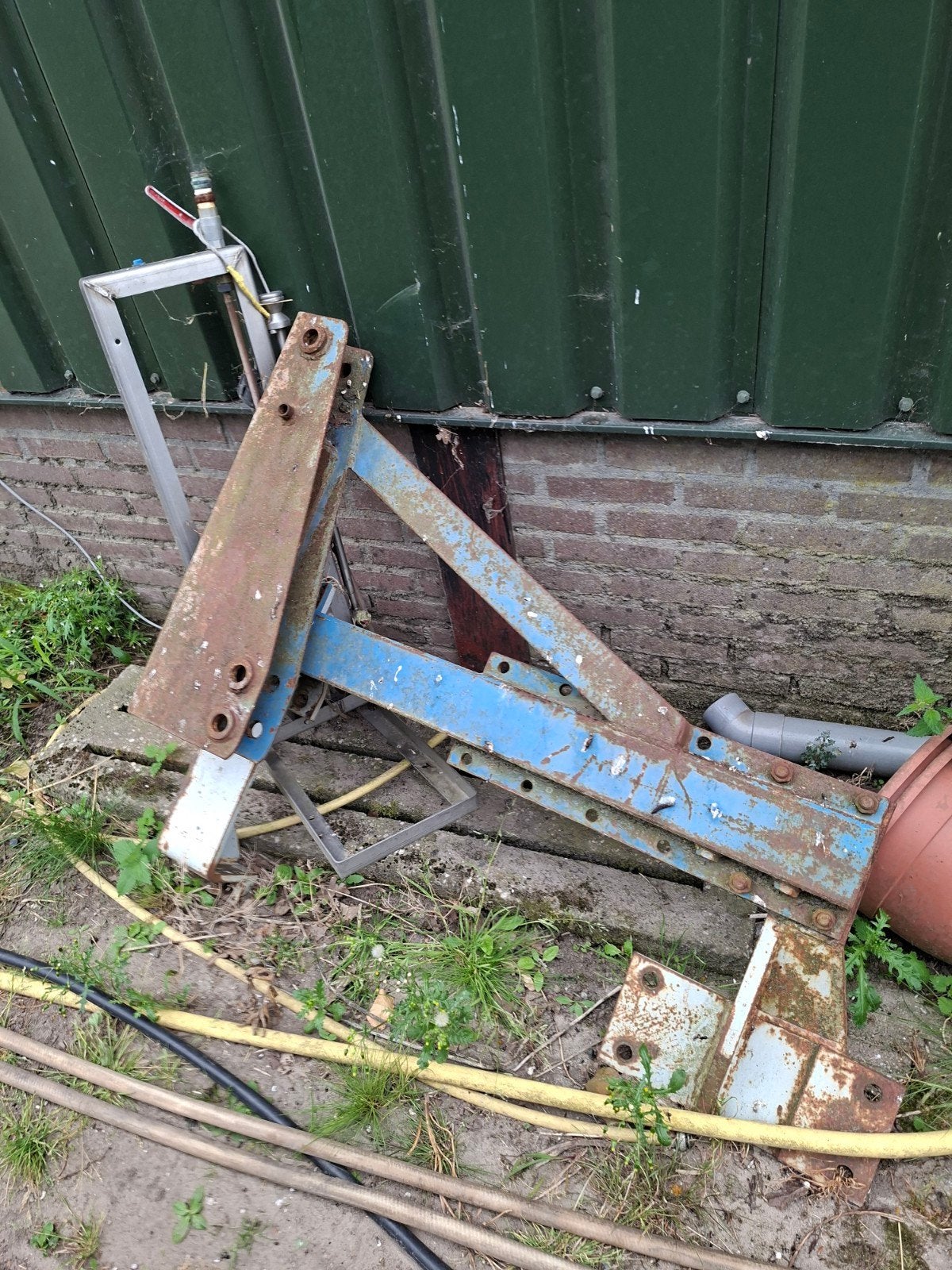 aanbouwdelen voorlader, Ophalen