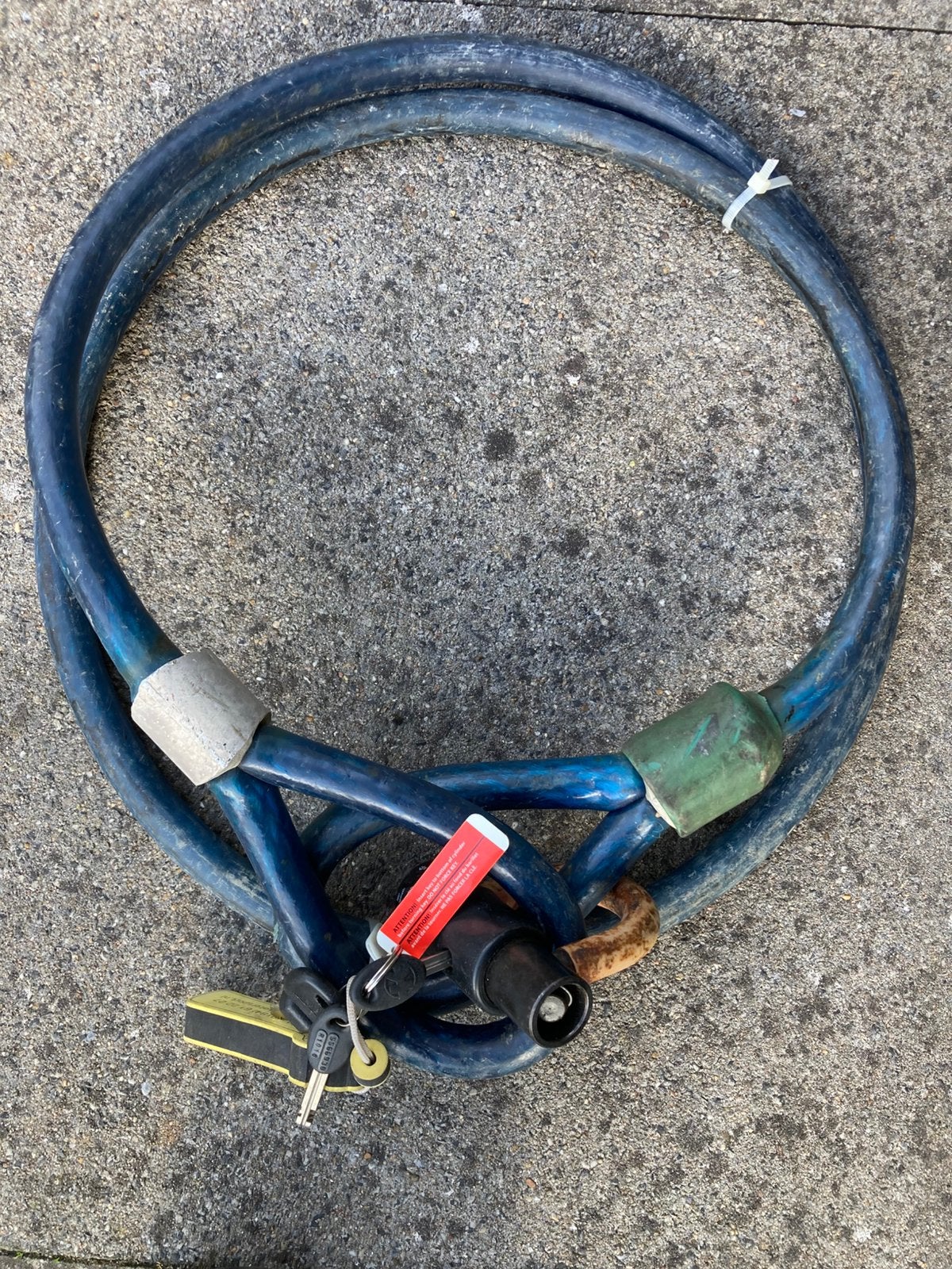 Kabel slot met slot, Ophalen, Gebruikt, Overige typen