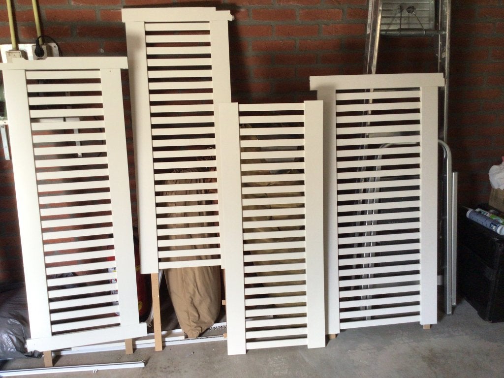 Panelen voor radiator bekleding, Ophalen, Gebruikt, Multiplex, 100 mm of meer