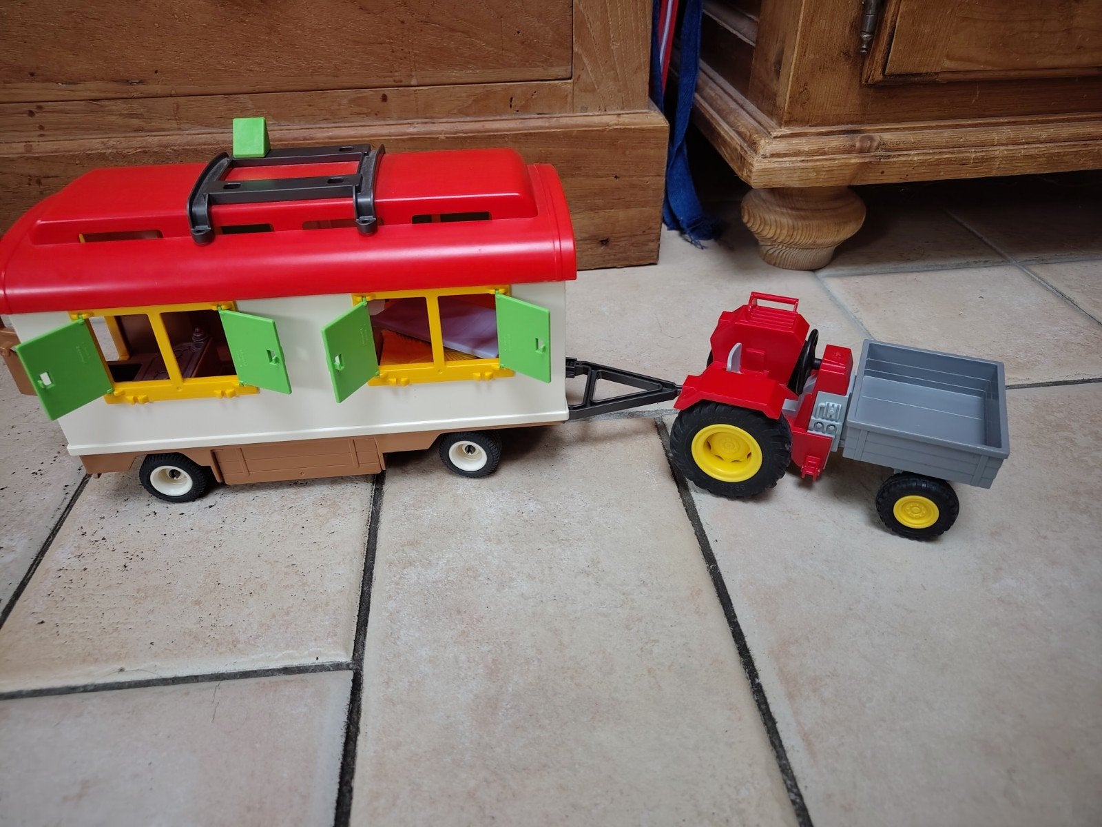 Playmobil country ponykamp aanhanger nr 70510, Ophalen of Verzenden, Gebruikt