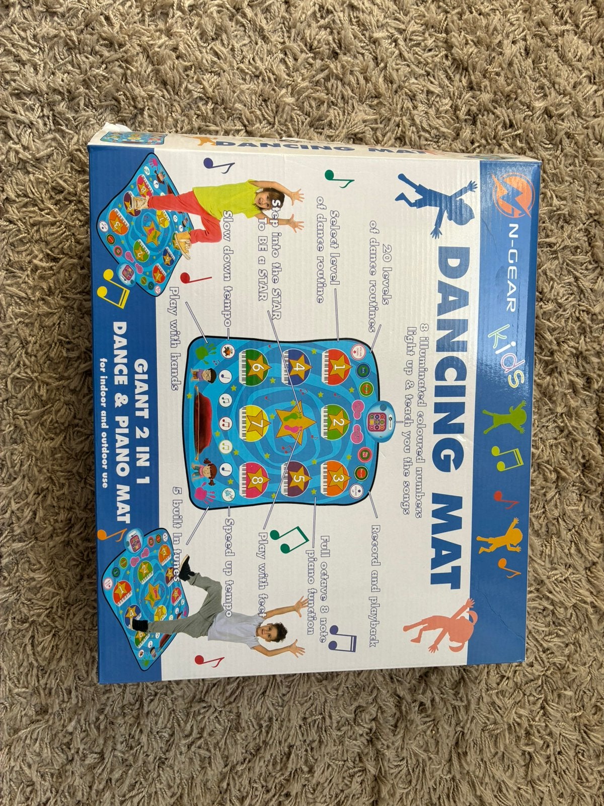 Dancing mat, Ophalen, Zo goed als nieuw