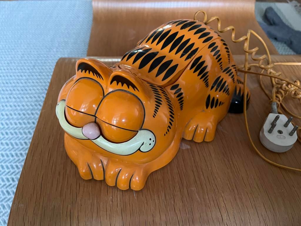 Garfield Tyco telefoon 1986 -retro, Ophalen of Verzenden, 1 handset