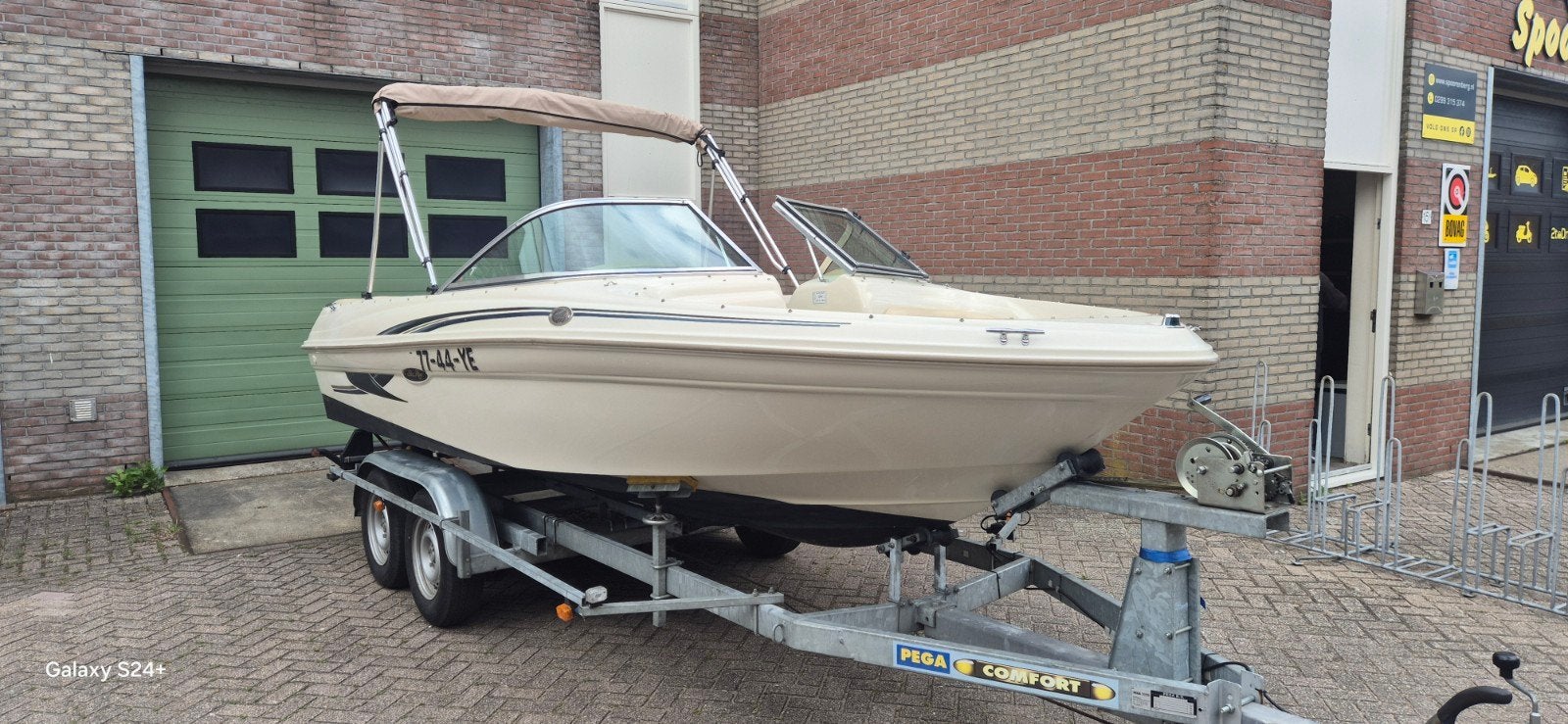 Prachtige, goed onderhouden Searay 180 met Pega trailer, Binnenboordmotor, 120 tot 200 pk, Ophalen of Verzenden, Zo goed als nieuw