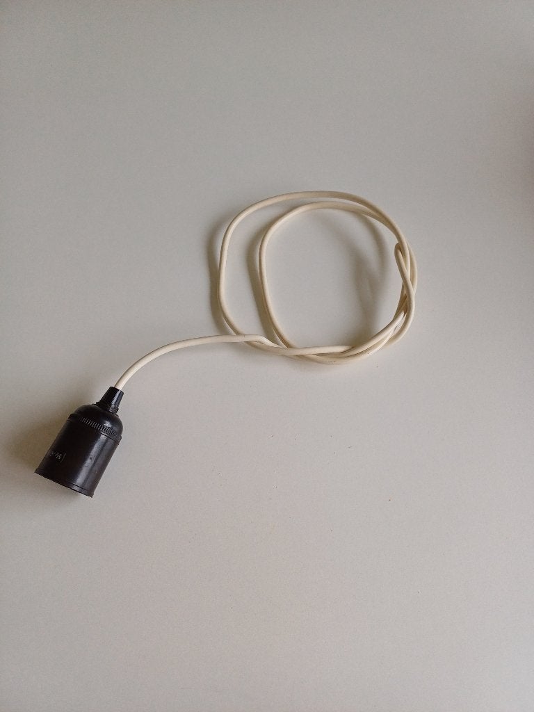 Antiek bakeliet lamp fitting max 60wat, Antiek en Kunst, Ophalen of Verzenden