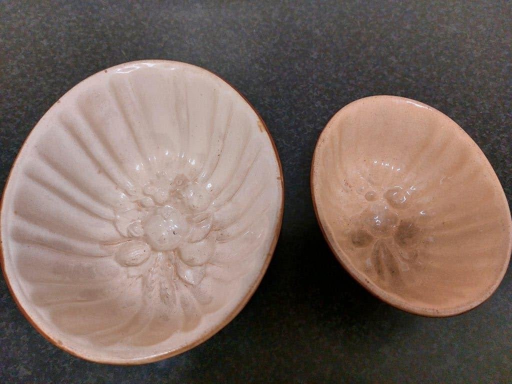 Vintage 2 pudding vormen uit oma’s inboedel, Ophalen