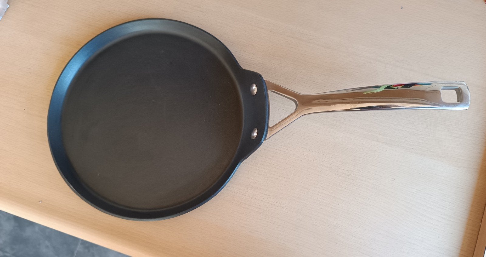 creuset pannenkoekpan 24 cm, Kunststof, Antiaanbaklaag, Nieuw, Le Creuset