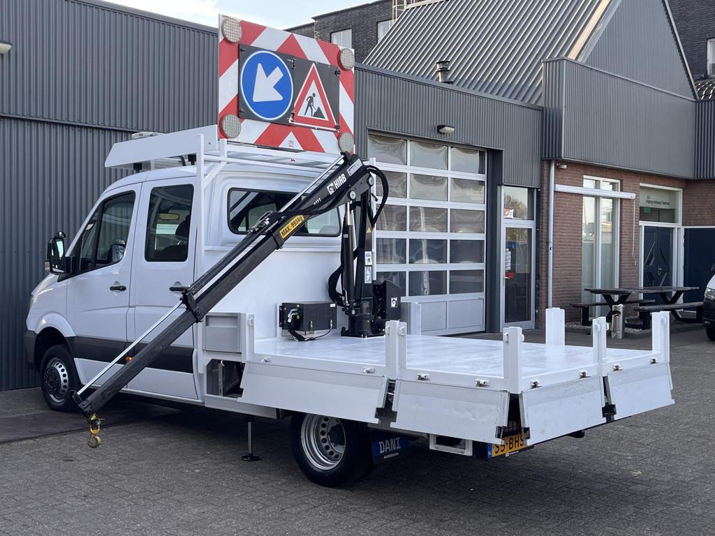 Mercedes-Benz Sprinter 513 CDI 366 Hiab Laadkraan 018T Trekh, Automaat, Stof, Gebruikt, 4 cilinders