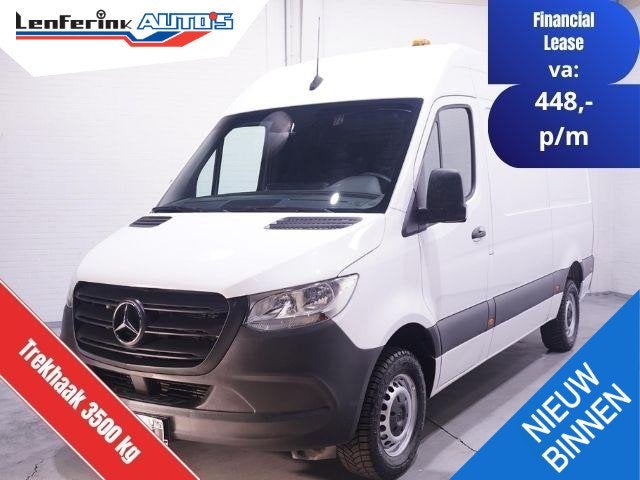 Mercedes-Benz Sprinter 319 CDI 3.0 V6 190 pk Aut. L2H2 Trekh, Auto's, Automaat, Verwarmde buitenspiegels, Gebruikt, 190 pk