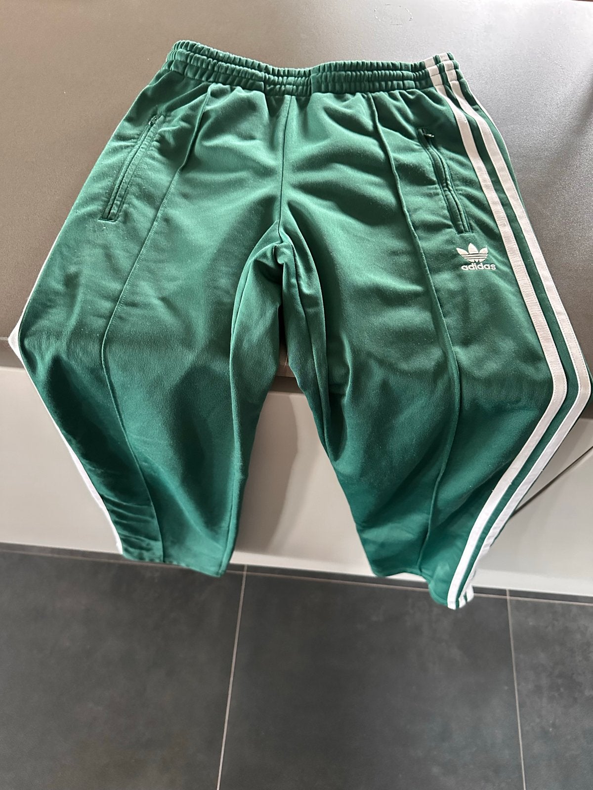 Adidas Firebird trainingsbroek groen - Maat XS, Ophalen of Verzenden, Maat 34 (XS) of kleiner, Groen, Fitness of Aerobics