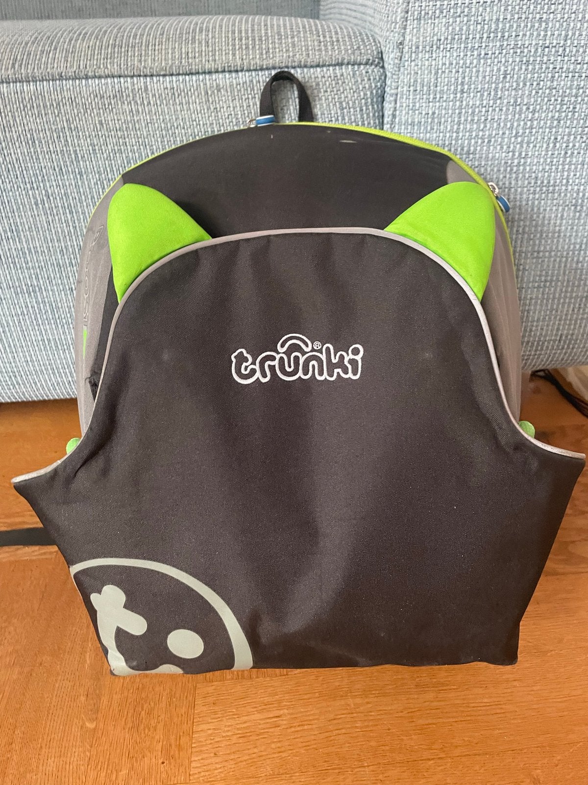 Trunki rugtas zitverhoger- Zwart/Groen, Kinderen en Baby's, Overige merken, Gebruikt, Ophalen of Verzenden, Rug