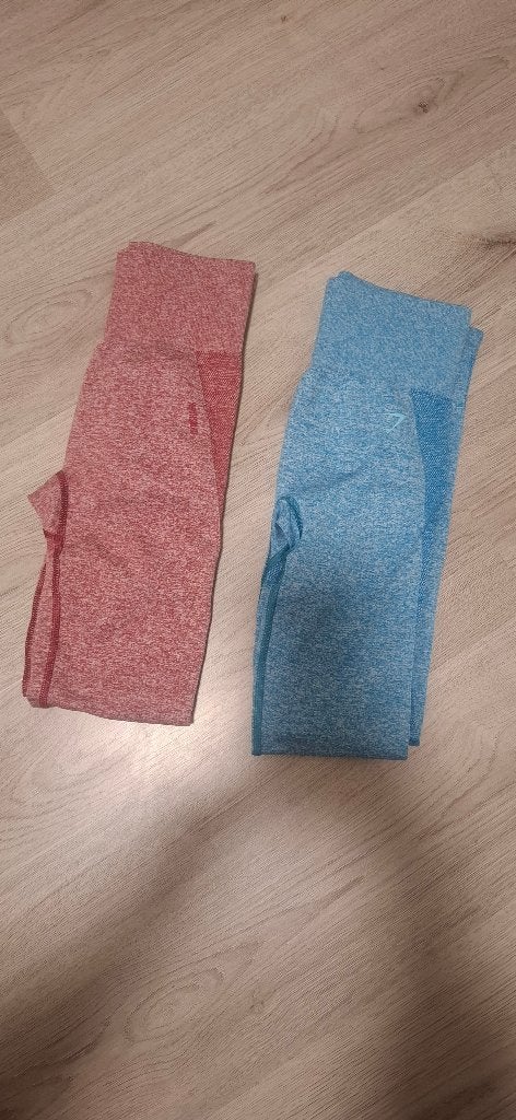 Gymshark sportleggings (Set van 2) – Z.G.A.N. – Maat XS, Legging, Maat 36/38 (S), Ophalen of Verzenden, Zo goed als nieuw