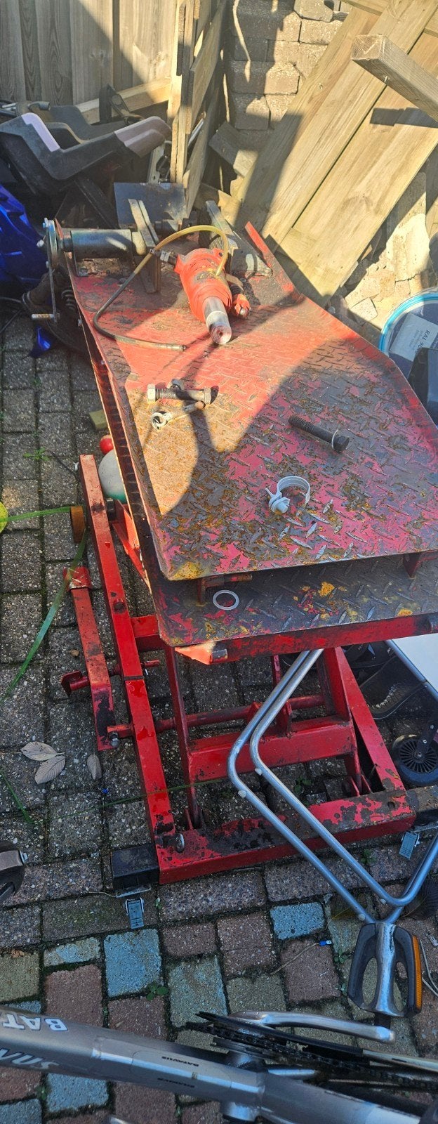 Robuuste Scooterlift / Motorheftafel, Fietsen en Brommers, Ophalen of Verzenden