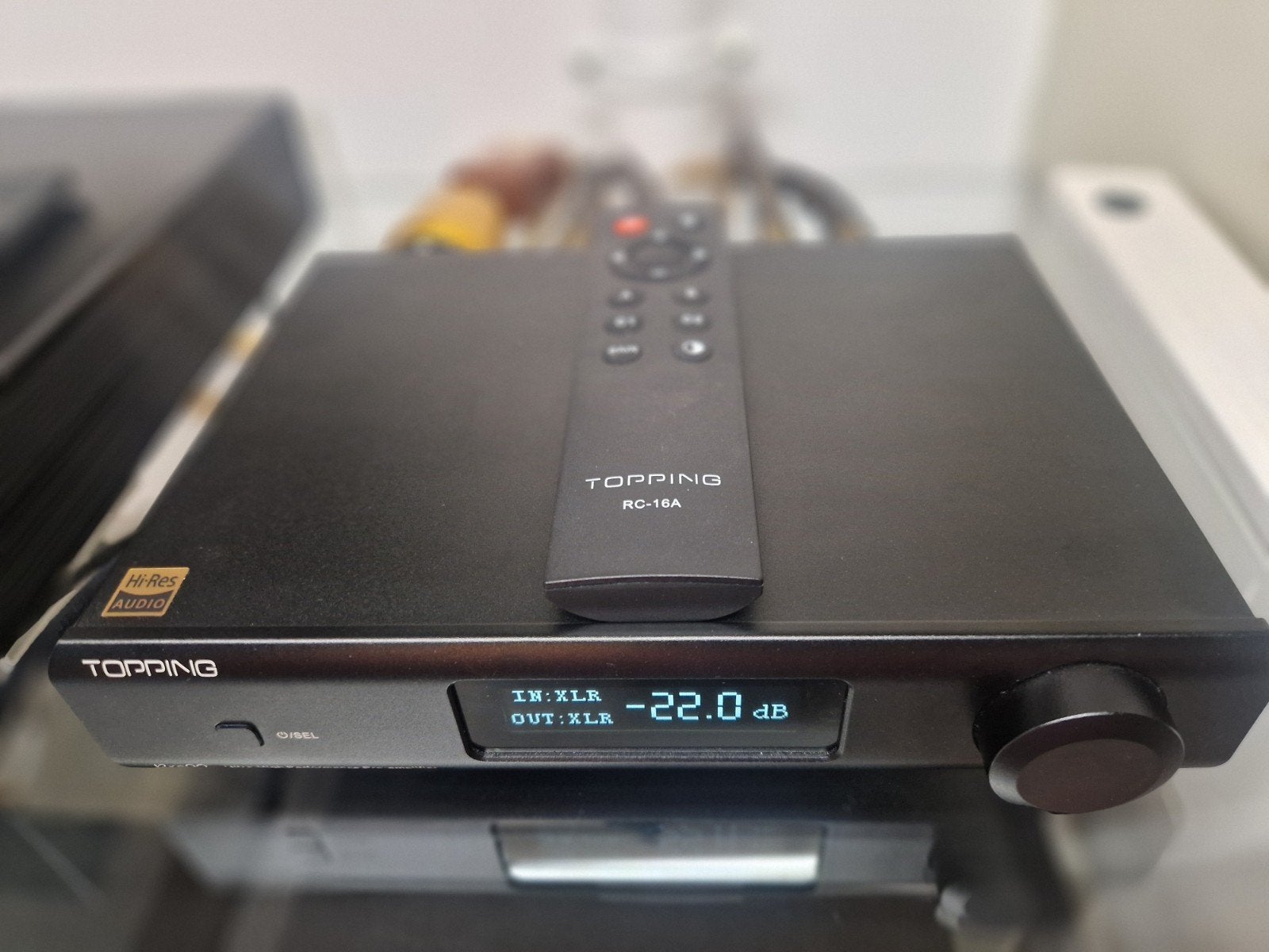 Topping Pre90 Ultra-High Performance Voorversterker, Overige merken, Ophalen of Verzenden, Zo goed als nieuw, 120 watt of meer