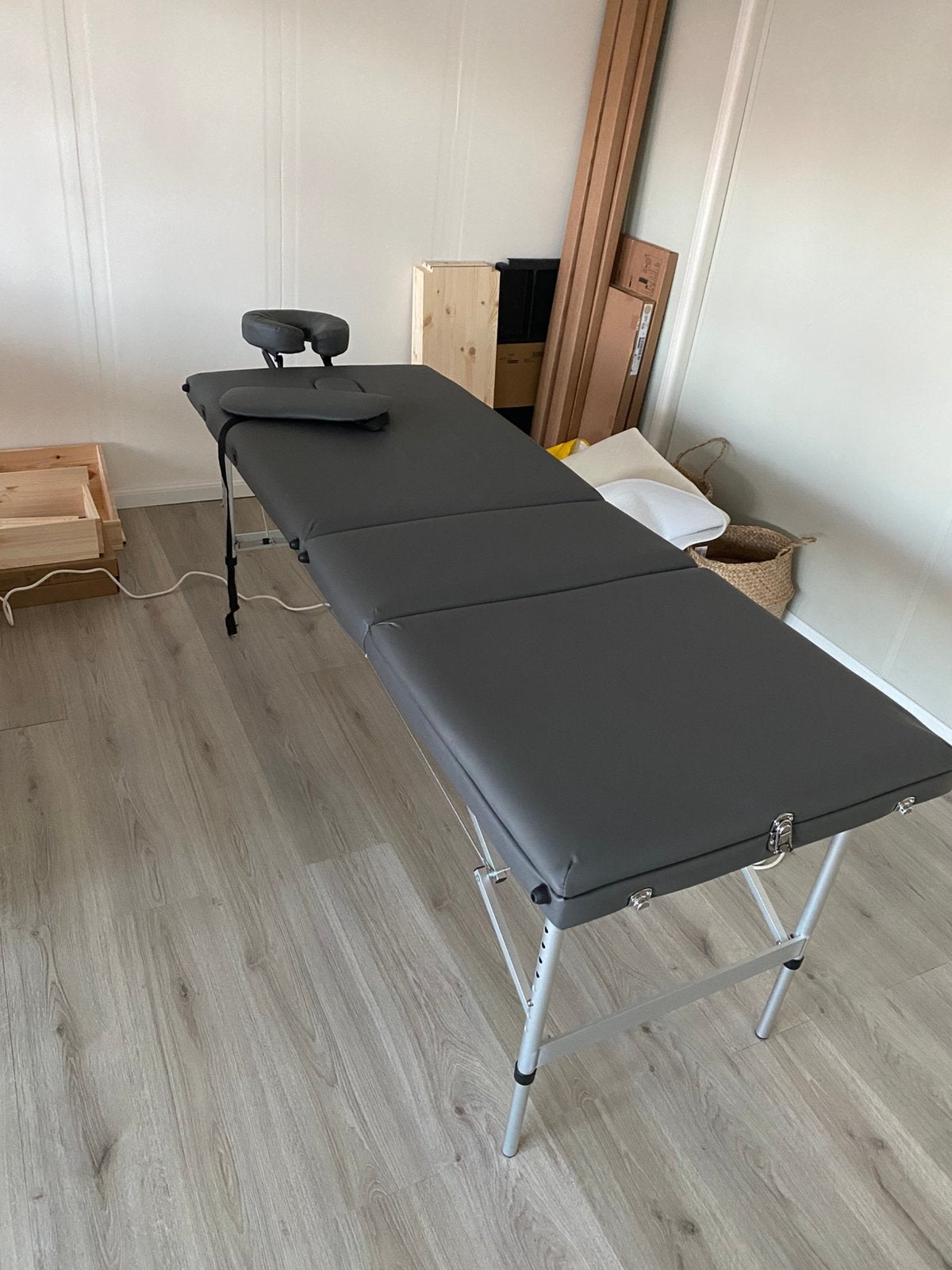Massagetafel VidaXL, Sport en Fitness, Ophalen, Zo goed als nieuw, Massagetafel
