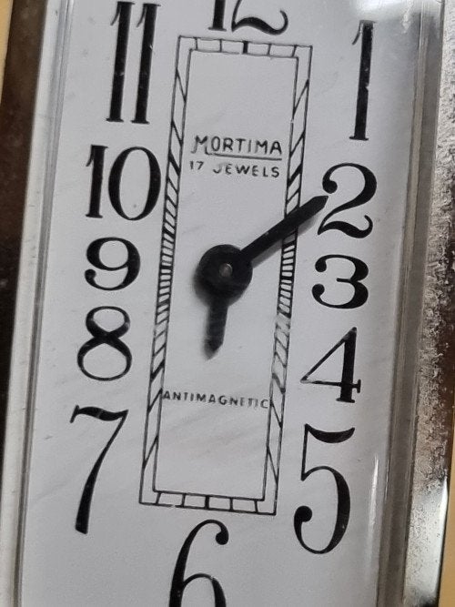 dames horloge mortima 17 jewels zilverkleurig, Ophalen of Verzenden, 'T Olde Gre-j, Info@toldegrej.nl, Endepoelstraat 20f Didam