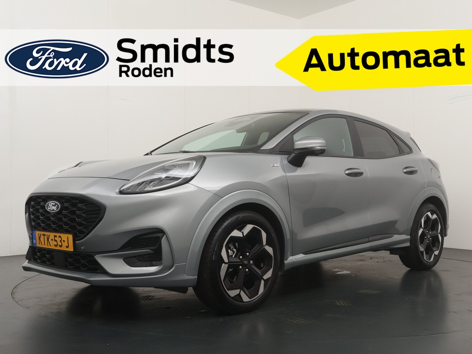 Ford Puma EcoBoost Hybrid 155PK ST-Line X | Winter Pack | Pa, Auto's, 12 maanden, Zwart, 1226 kg, Bedrijf