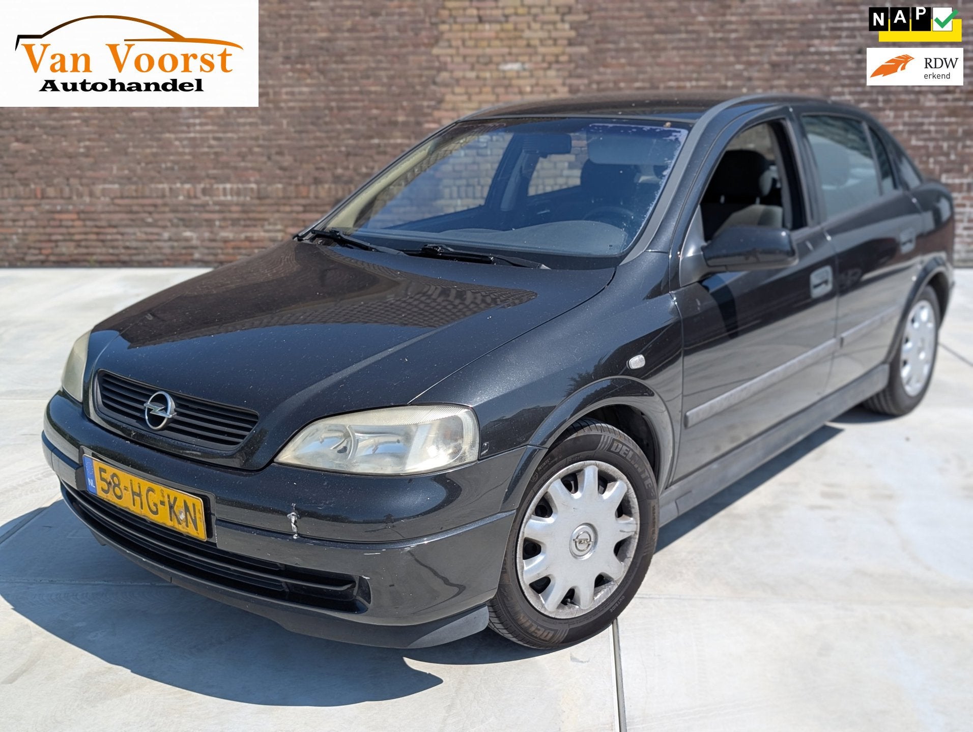 Opel Astra 1.6-16V Pearl airco 5 deurs APK, Auto's, Voorwielaandrijving, 101 pk, Gebruikt, 4 cilinders