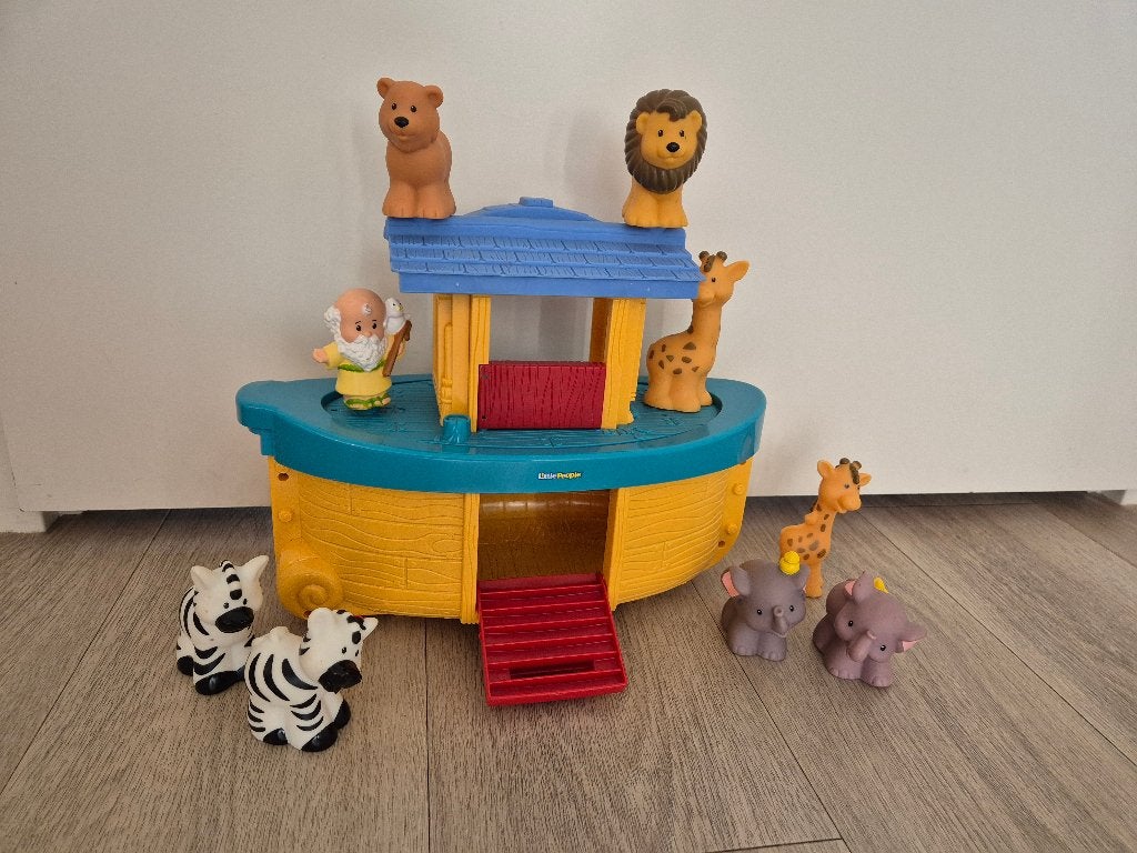 Fisher-Price Little People Noach's Ark Speelset, Ophalen, Zo goed als nieuw, Speelset