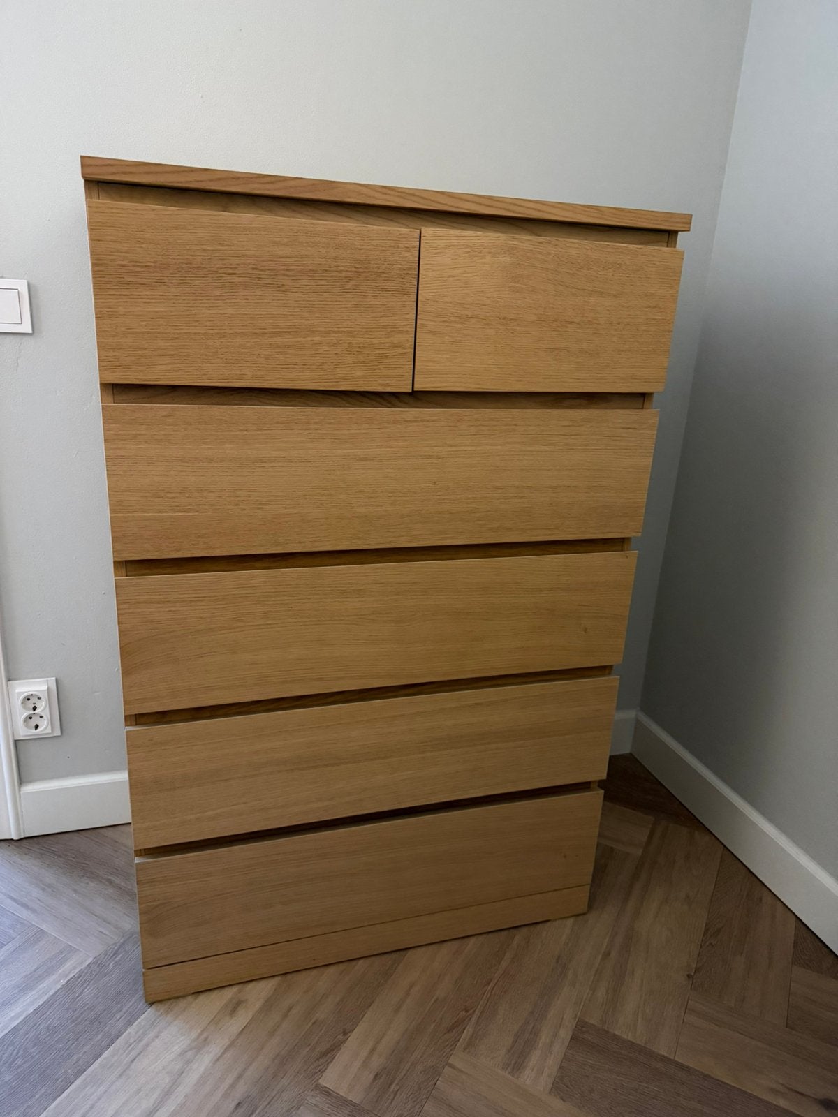 Ladekast Malm, Ophalen, Gebruikt, 5 laden of meer, 100 tot 150 cm