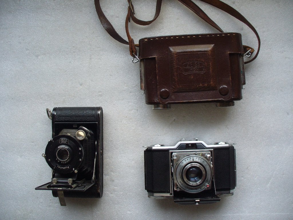 Zeiss-Ikon Ikonette 504/12 en een Ikonta 522/24, Ophalen of Verzenden, Gebruikt, Compact, Overige Merken