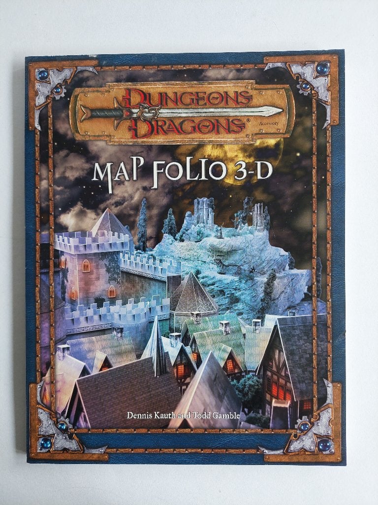 D&D - 3.5e - Map Folio 3D, Vijf spelers of meer, Ophalen of Verzenden, Zo goed als nieuw, Wizards of the Coast