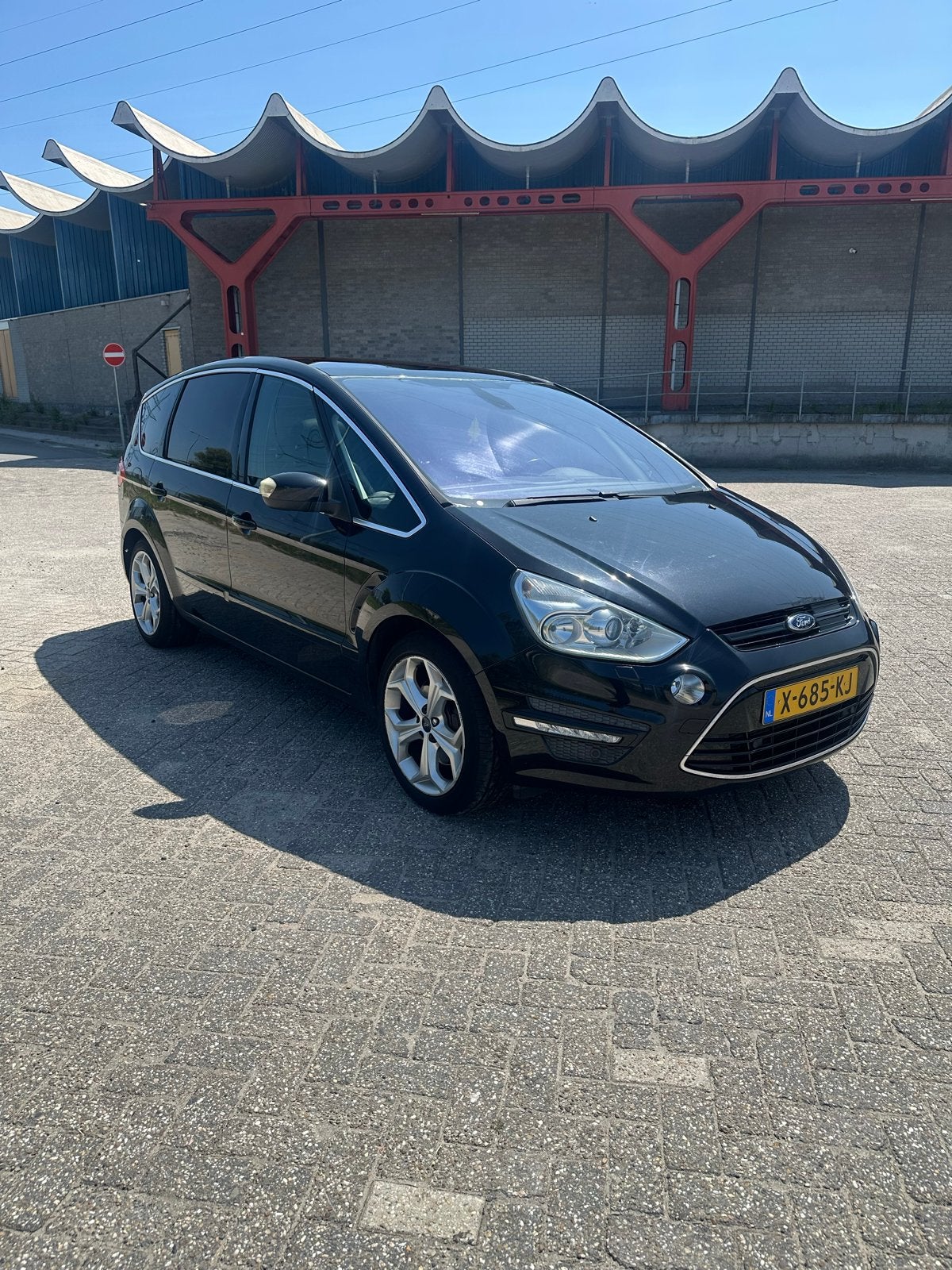 Ford S-Max 2.0 Stci 149KW Powershift 2010 Zwart 7 persoons, Auto's, 1976 cc, Zwart, 4 cilinders, 7 stoelen