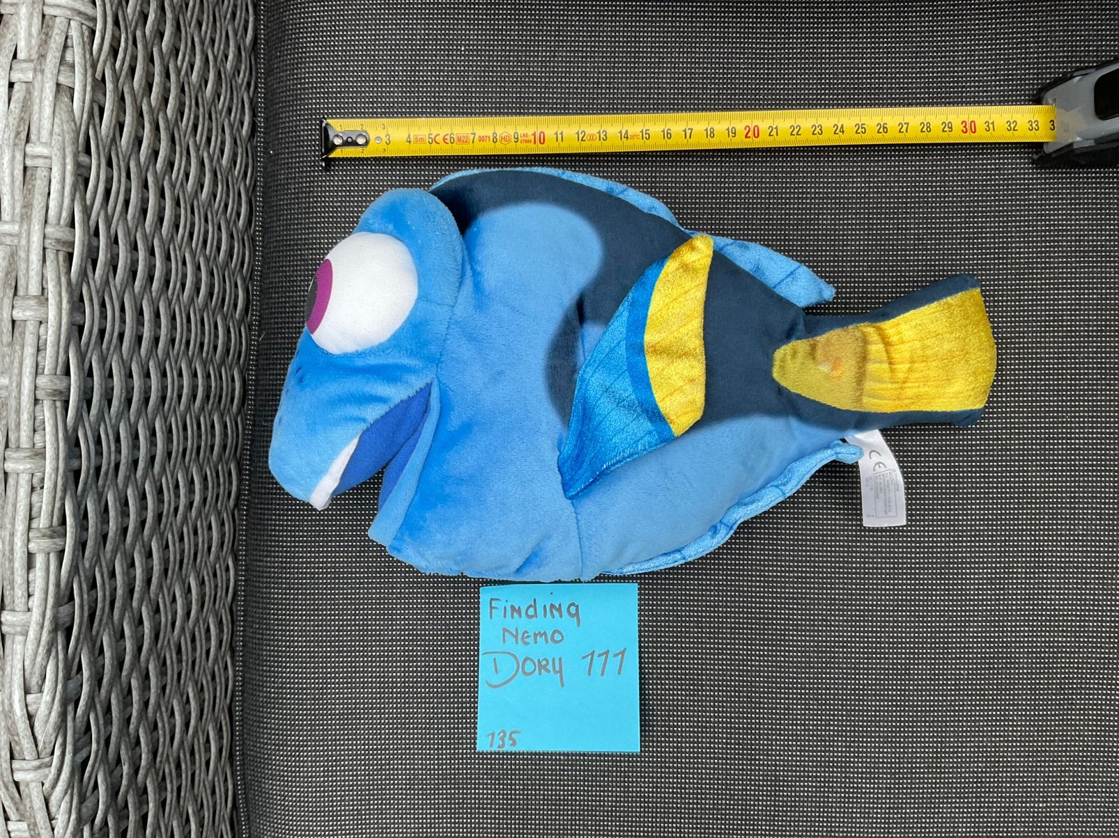 Nieuwe zgan Disney Finding Nemo Dory knuffel ca 30cm, Ophalen, Nieuw, Knuffel