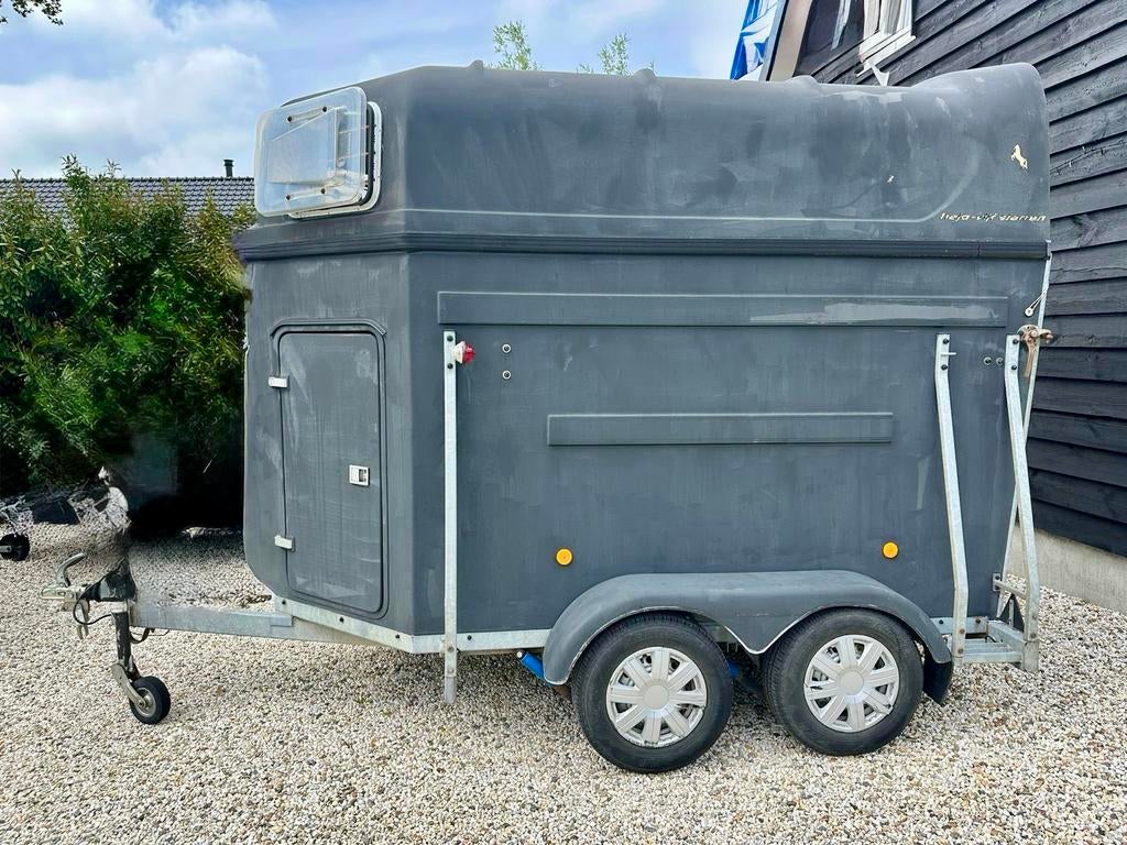 HEJA 5 sterren 2 paards trailer met zadelkamer, Dieren en Toebehoren, Paarden en Pony's | Trailers en Aanhangwagens, Ophalen, Gebruikt