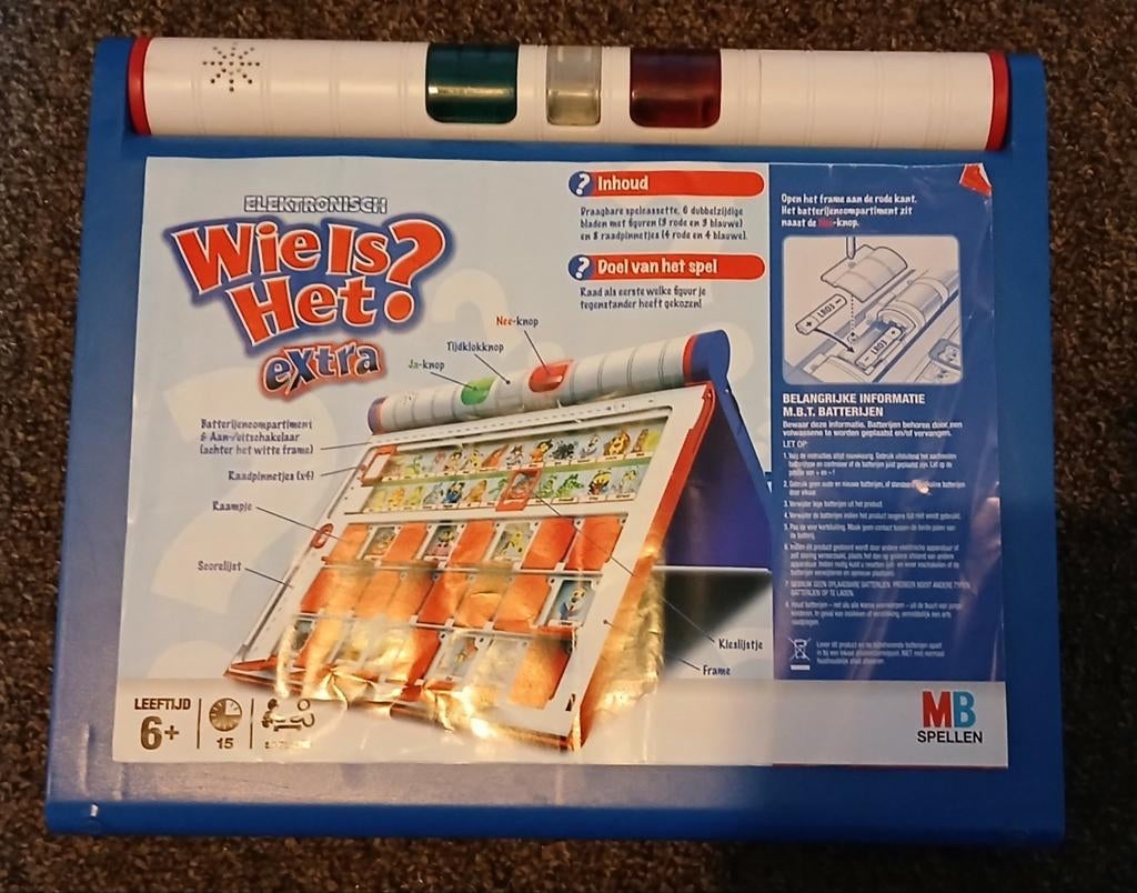 Elektronisch wie is het, Hobby en Vrije tijd, Gezelschapsspellen | Bordspellen, Ophalen of Verzenden, Zo goed als nieuw