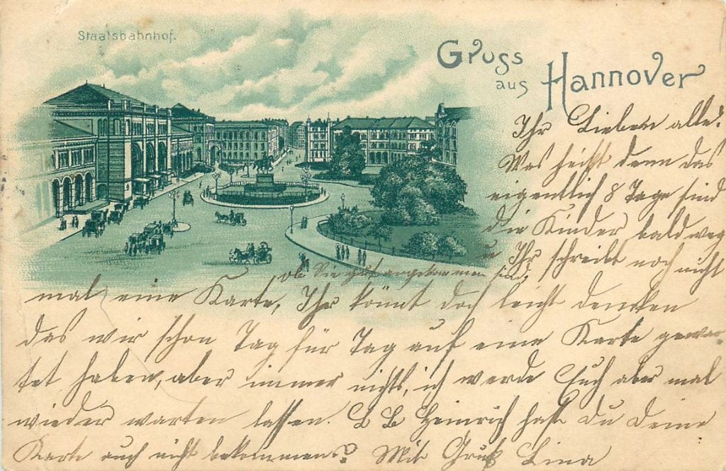 379-048-005 Hannover, Verzenden, Voor 1920, Duitsland