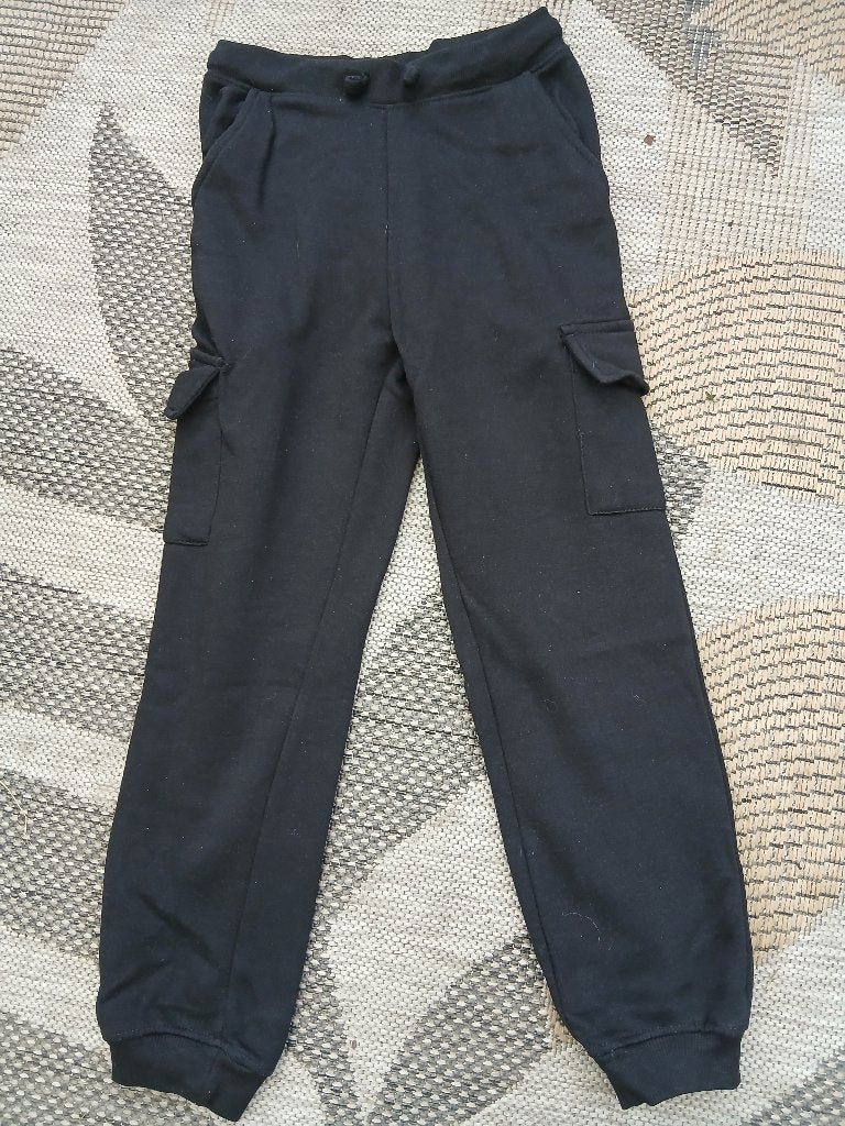 Zwarte joggingbroek maat 146, Ophalen of Verzenden, Gebruikt, Jongen of Meisje, Broek