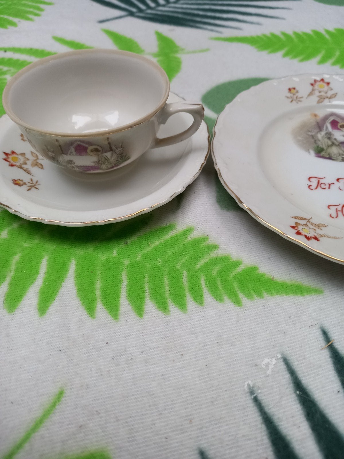 Oud heilige commune set jaren '60 -'70., Antiek en Kunst, Ophalen of Verzenden