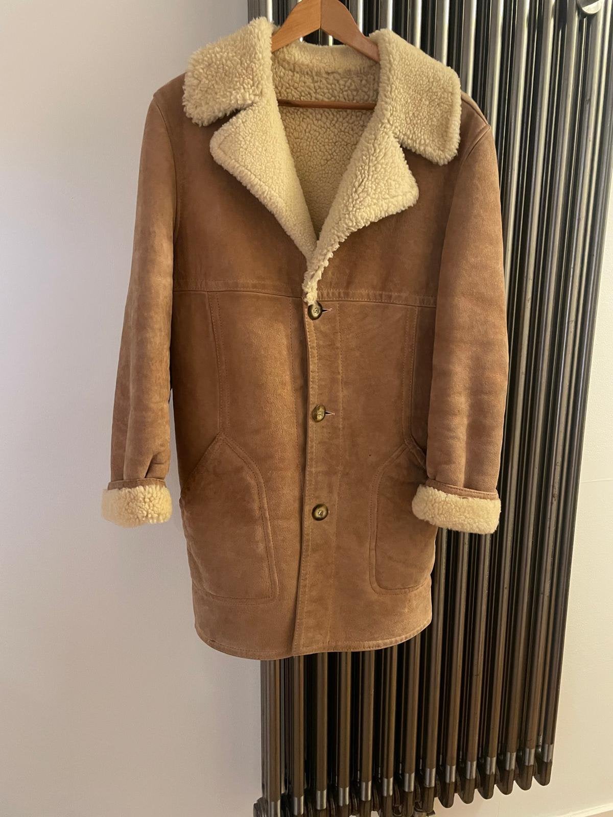 Vintage lammy cote maat s/m, Kleding | Dames, Ophalen of Verzenden, Gedragen, Maat 38/40 (M), Bruin