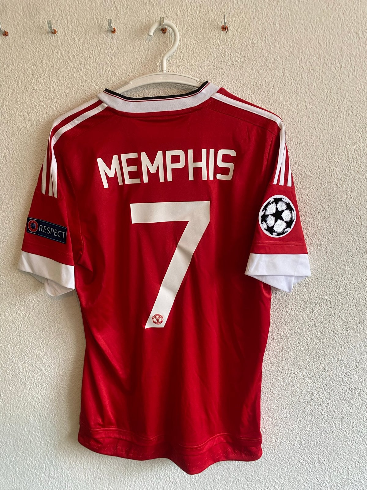 Nieuw Adidas Manchester United Memphis Depay Thuisshirt, Maat 38/40 (M), Verzenden, Overige typen, Nieuw