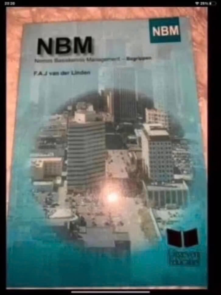 NBM Basiskennis Management - Begrippen (F.A. van der Linden), Boeken, Ophalen of Verzenden, Gelezen, Management, F.A.J. van der Linden