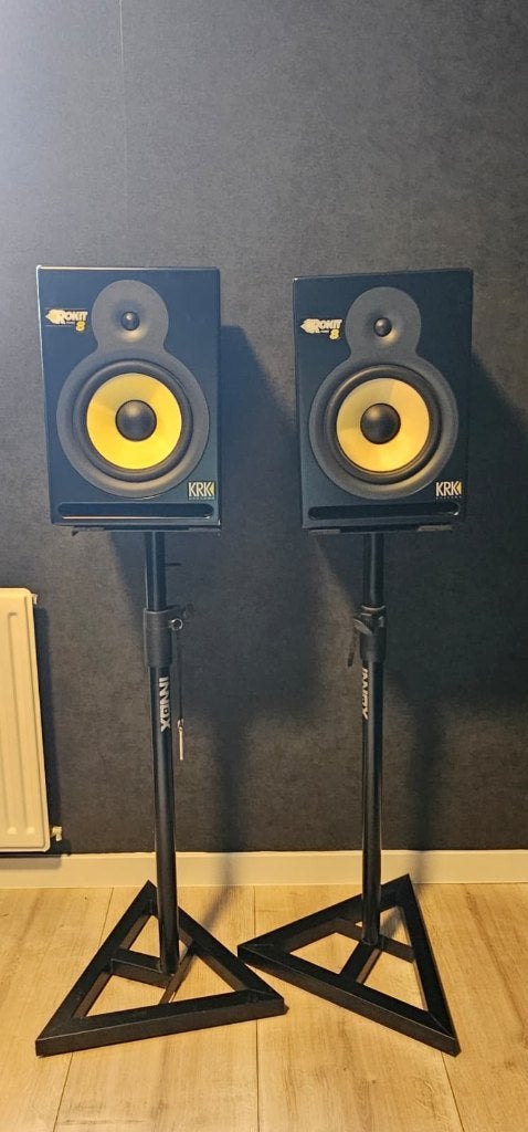 KRK Rokit 8 G2 Studiomonitors (Set van 2) + Innox Statieven
