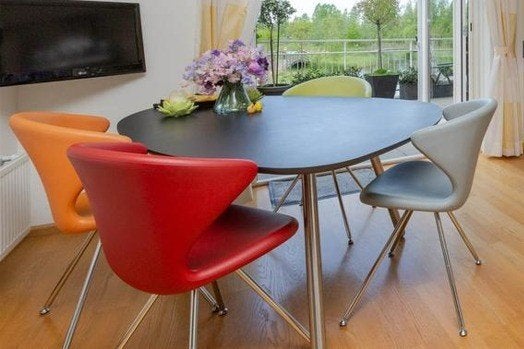 Unieke eetkamer set, Huis en Inrichting, Ophalen, Gebruikt, 4 tot 6 stoelen