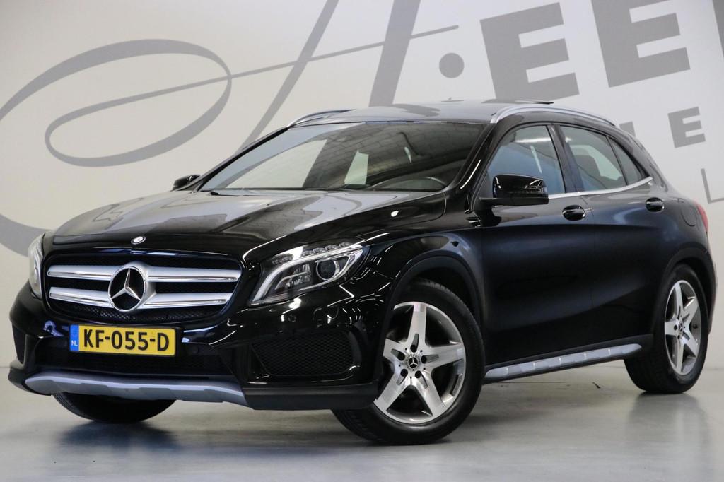 Mercedes-Benz GLA-klasse 200 Edition 1/ AMG-pakket/ Trekhaak, Auto's, Gebruikt, 715 kg, Zwart, Bedrijf